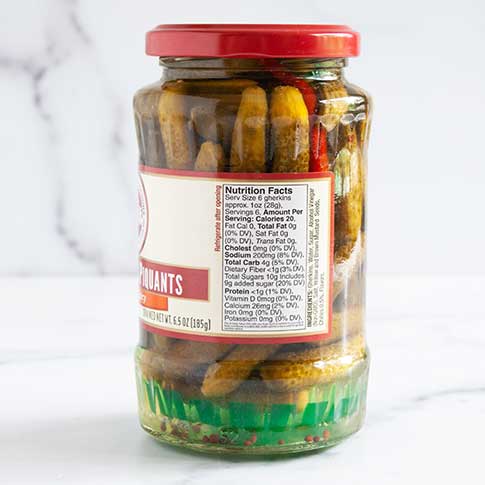Cornichons Piquants