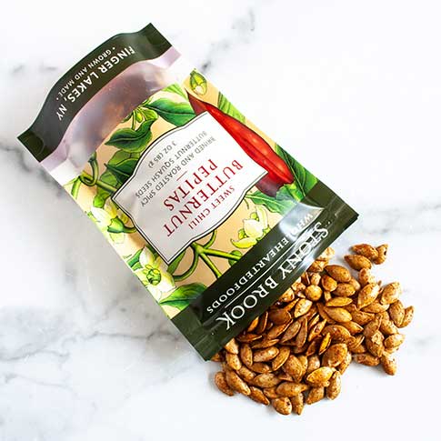 Sweet Chili Roasted Butternut Squash Seeds