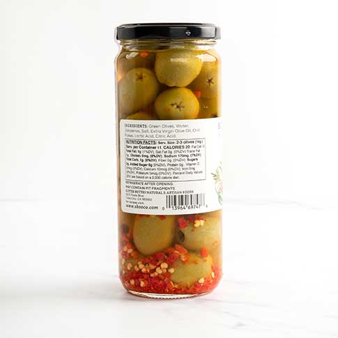 Jalapeno Stuffed Olives