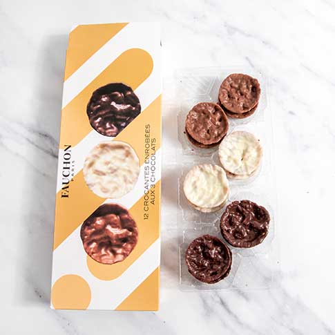 Crocantes Chocolate Coated French Cookies